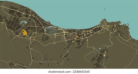 Vector City Map Muscat Oman Stock Vector (Royalty Free) 2330653165 ...