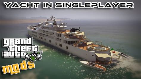 GTA 5 MOD ITA YACHT DELUXE IN SINGLEPLAYER GTA 5 GAMEPLAY ITA YouTube