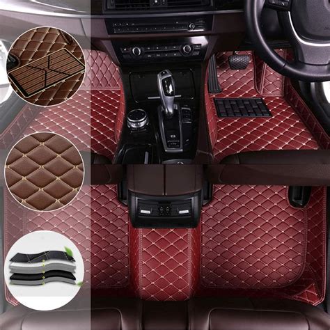 Saitake Custom Car Floor Mats For Most Car Non Slip Floor Mat Leather