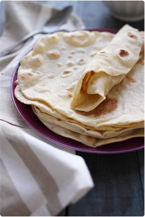 Tortilla Maison Chefnini Recipe Homemade Tortilla Recipe Homemade Flour Tortillas Recipes