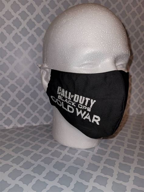 Call of Duty BlackOps Cold War Face Mask | Etsy