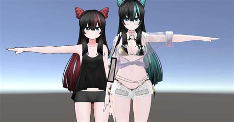 Vrchat Gamevketちゃんの頭と桔梗ちゃんの体をキメラ合体する その3 Unity作業｜doritosdontacos