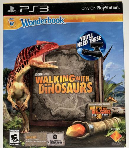 Sony Ps3 Wonderbook Walking With Dinosaurs 2013 Bbc Earth Brand New Oop Rare 711719039754 Ebay