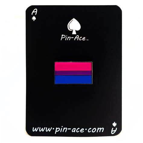 Bisexual Pride Flag Pin Pin Ace