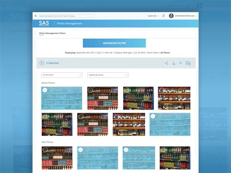 photo management system  nicolette shasky  dribbble