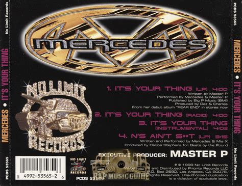 Mercedes - It's Your Thing: Single. CD | Rap Music Guide