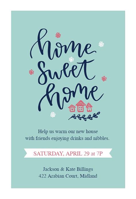 Warming Welcome Housewarming Invitation Template Free Greetings