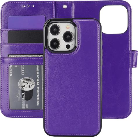 Bocasal Detachable Wallet Case For Iphone 15 Pro Max Rfid