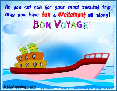 Your Most Awaited Trip... Free Bon Voyage eCards, Greeting Cards | 123 ...