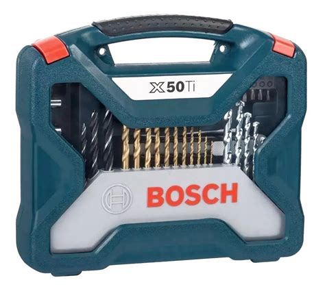 Juego Set Mechas Puntas Tubos Bosch 50 Piezas X Line Vagolnet