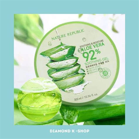 Nature Republic Soothing And Moisture Aloe Vera 92 Soothing Gel [300ml Diamond K Shop