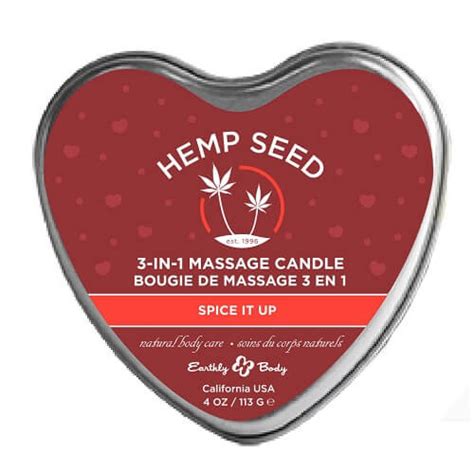 3 In 1 Massage Candle From Earthly Body Spice It Up