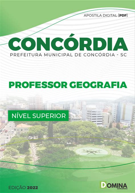 Apostila Digital Pref Conc Rdia Sc Professor Geografia