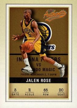 Fleer Authentix Basketball Trading Card Database