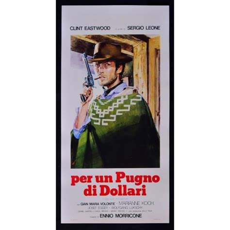 Locandina Per Un Pugno Di Dollari Sergio Leone Clint Eastwood B