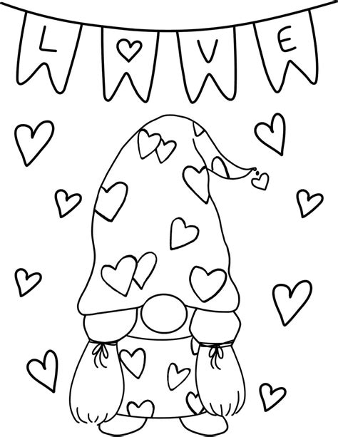 Valentine Doodles Coloring Pages Coloring Pages