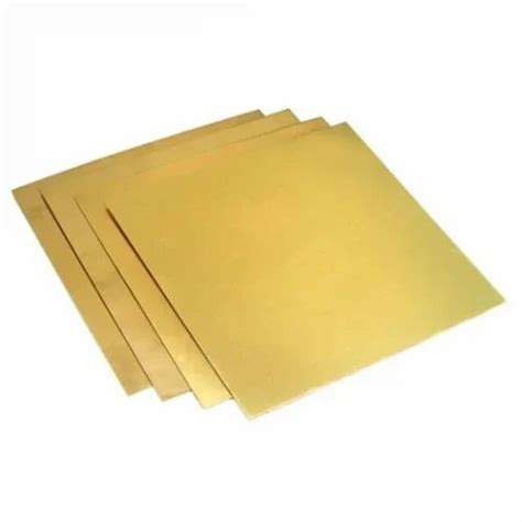 Smooth Soft Brass Sheet Rectangular Sheets 0 07mm 12mm At Best Price