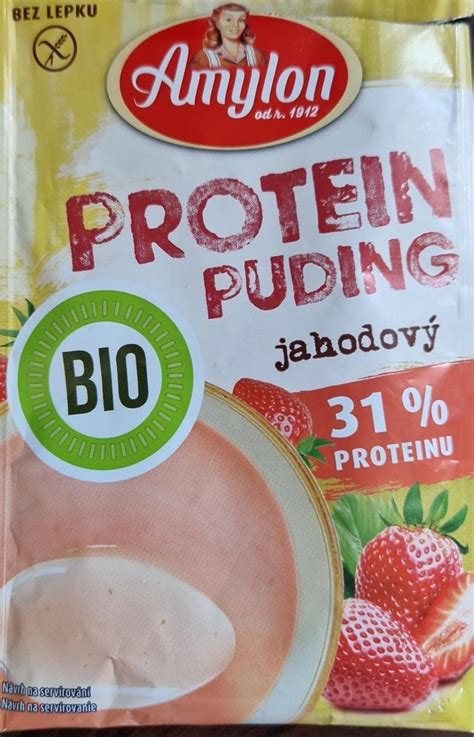 Protein Puding Jahodov Amylon Kalorie Kj A Nutri N Hodnoty