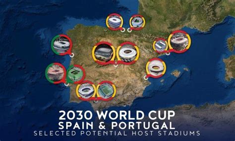 Las Posibles Sedes Del Mundial De Espa A Y Portugal