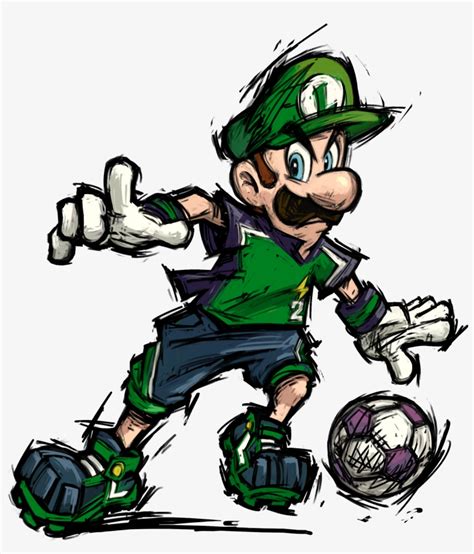 Mario Strikers Charged - Super Mario Strikers Character Art Transparent PNG - 2122x2379 - Free ...