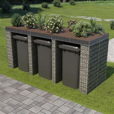 Gabion Pierre Panier De Gabion Bordure De Jardin Pour Poubelle