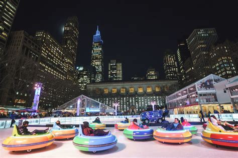 Ice Bumper Cars At Bryant Park Are Back For The Season