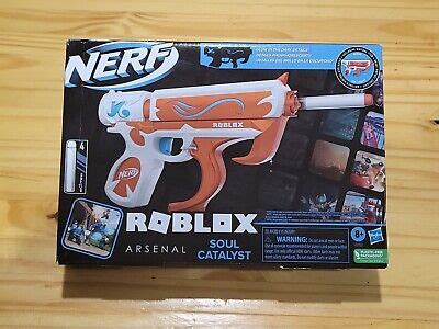 Nerf Roblox Arsenal Soul Catalyst Dart Blaster With Darts Virtual