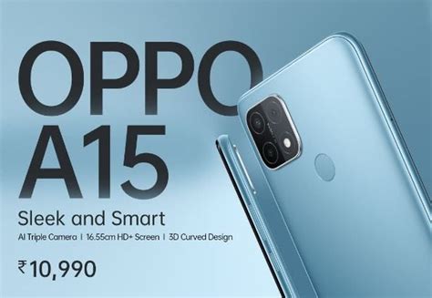 Oppo A15 With 6 52 Inch Display Helio P35 13mp Triple Cameras Launched For Rs 10 990 ~ 203