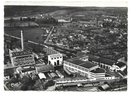 Fourchambault Vue Aerienne De La Centrale Electrique Et Compagnie