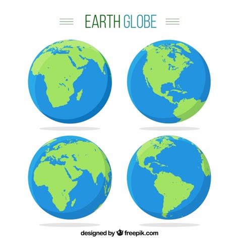 Flat Globe Vector at GetDrawings | Free download