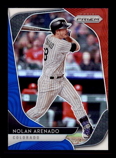 2020 Panini Prizm Red White Blue 230 Nolan Arenado Colorado Rockies