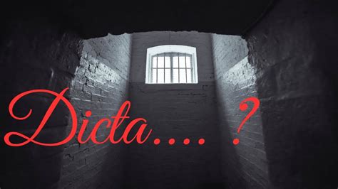 Dicta....? - YouTube