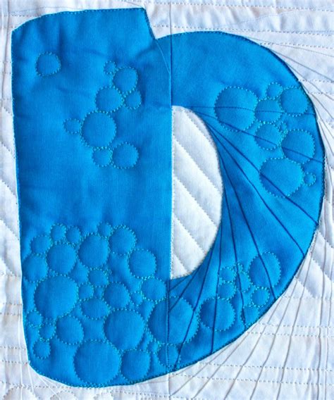 Alphabet Quilt Pattern Pdf Download Bubbly Letters Fpp Etsy