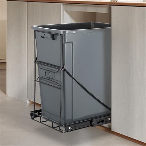 Socont Pull Out Trash Can Stainless Steel Kitchen