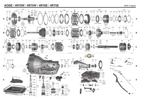 Transmission Diagram For A 4r70w Automatic 4r70w Transmissio