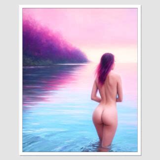 SD 07200 Naomi Lapaglia A Naked Nude Woman Standing In A Body Of Water