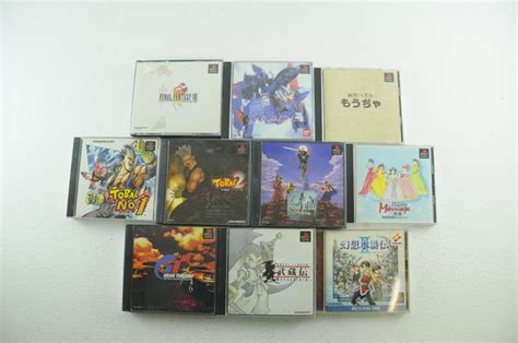 1 Sony Playstation - Japanese Playstation w/ 10 Games (10) - Without ...