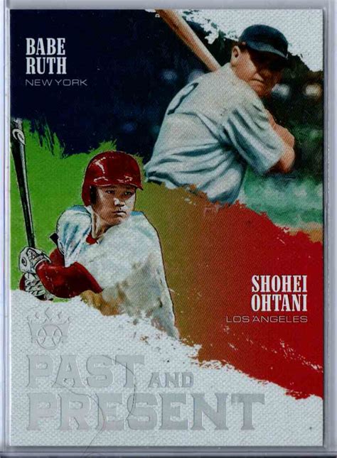 2018 Panini Diamond Kings Past And Present Babe Ruth Shohei Ohtani