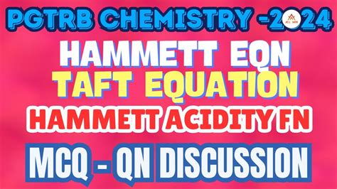 Trblatest Hammett Equation Taft Equation Hammett Acidity Function