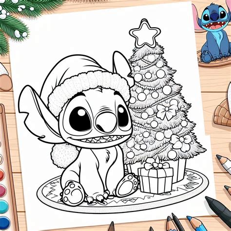 Stitch Natal Desenho
