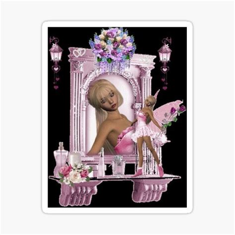 Y2k Pink Fairy Aesthetic Sticker For Sale By Elinguinness Redbubble