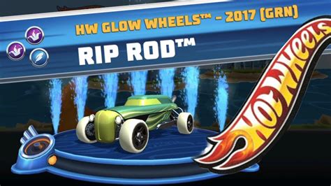 GAMEPLAY HOT WHEELS UNLIMITED RIP ROD HW GLOW WHEELS 2017 GREEN PART