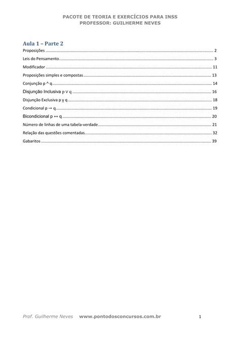 Pdf Pacote De Teoria E ExercÍcios Para Inss Dokumentips