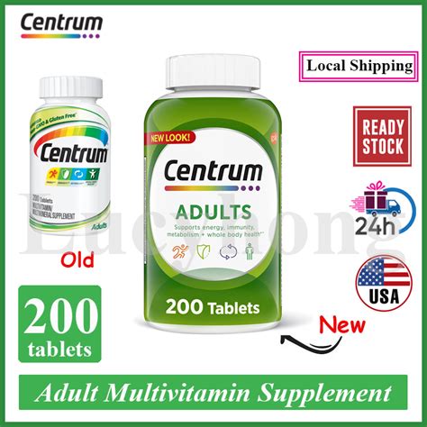 Centrum Adults Multivitamin Multimineral Supplement With Antioxidants Zinc And B Vitamins 30 60