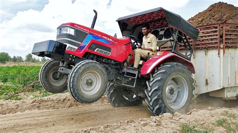 Mahindra Arjun Nova Arjun Tractor Arjun Tractor Trailer Video