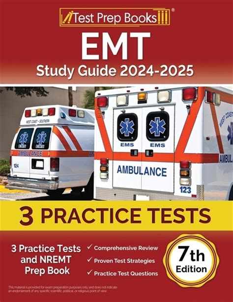 알라딘 EMT Study Guide 2024 2025 3 Practice Tests and NREMT Prep Book