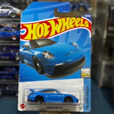 Jual Hot Wheels Porsche Gt Blue Hw Factory Fresh Hotwheels Shopee Indonesia