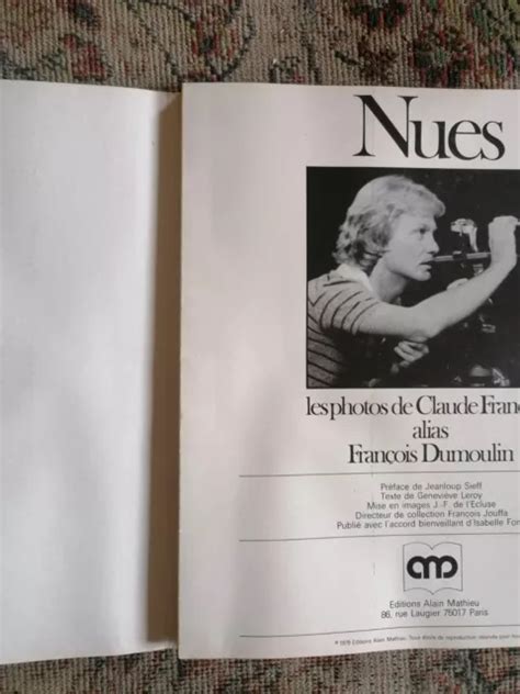 NUES LES PHOTOS De Claude François Alias François Dumoulin 1979 EUR 7