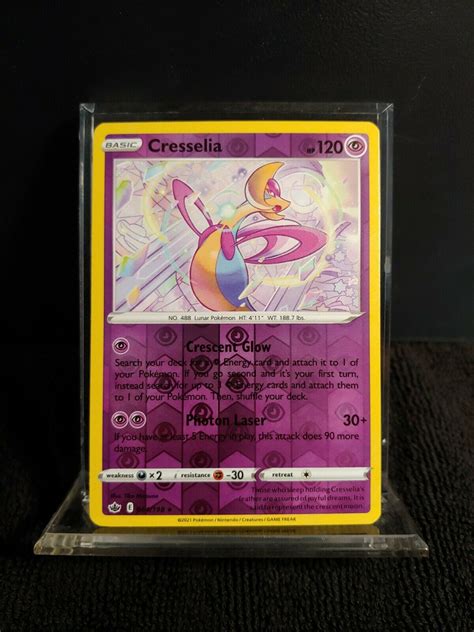 Cresselia Holo Rare Swsh Chilling Reign Nm Pokemon Card