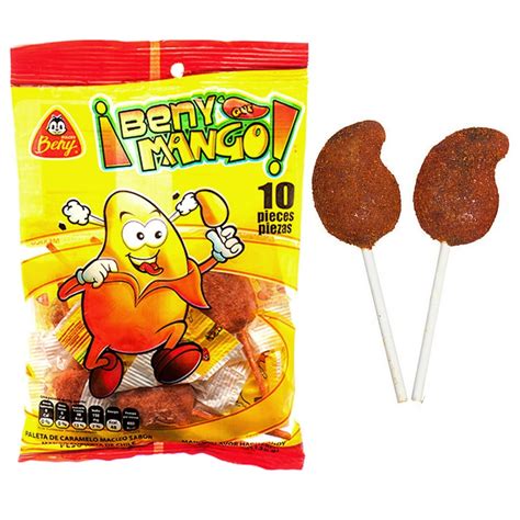 10ct Chile Spiced Mango Dried Fruit Pop Chili Lollipops Paletas de ...